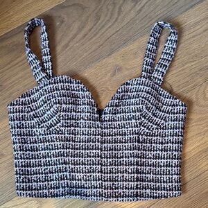 Dynamite Black Textured Top